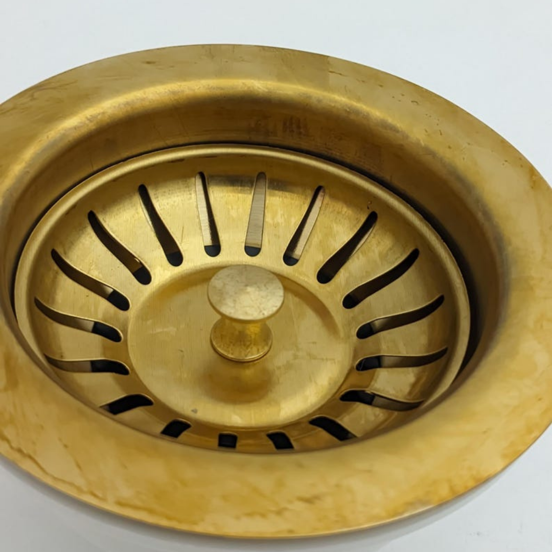 Basket strainer removable basket detail