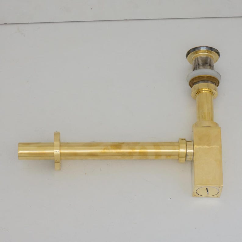 Brass Bottle P-Trap technical specifications