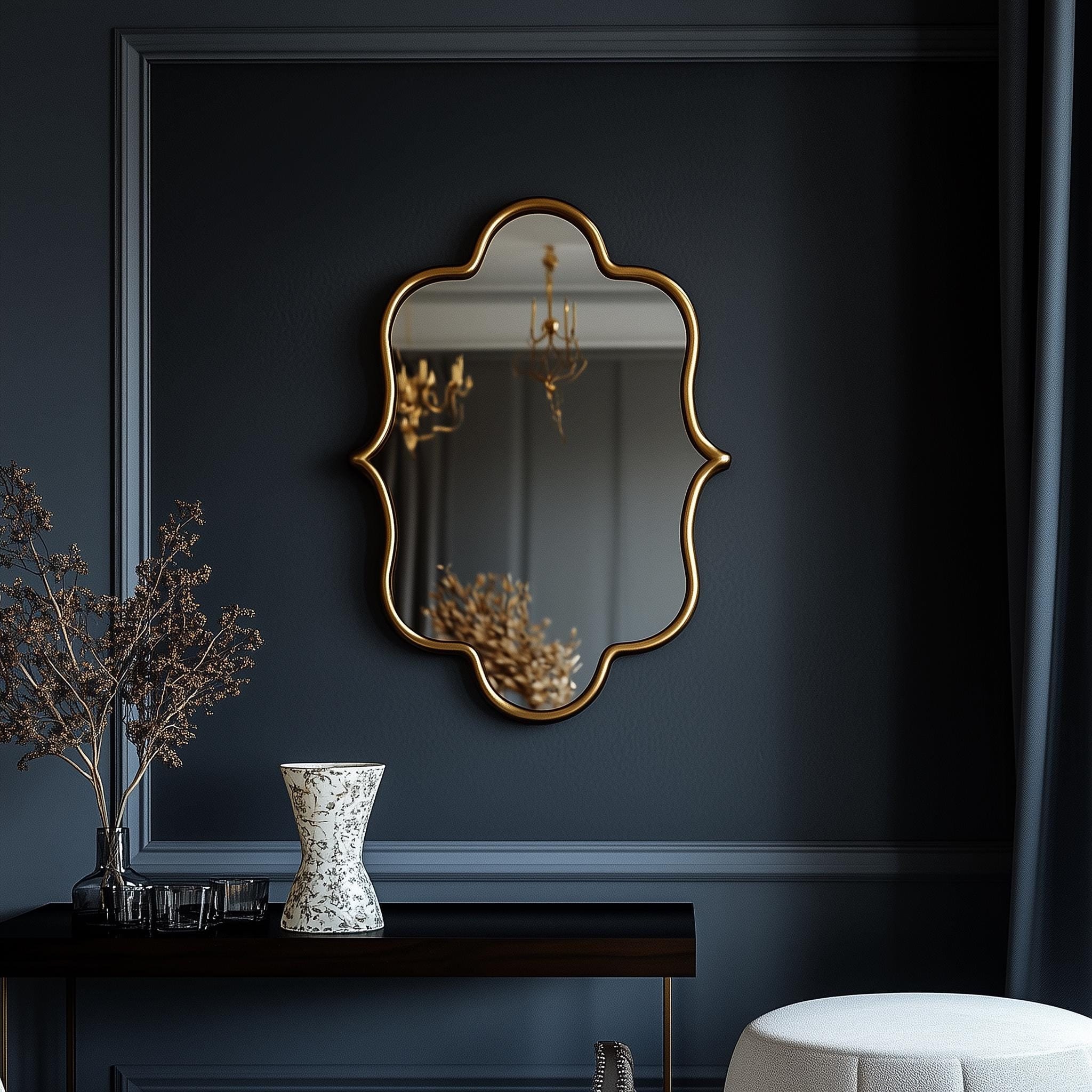 Selene Ornate Gold Wall Mirror