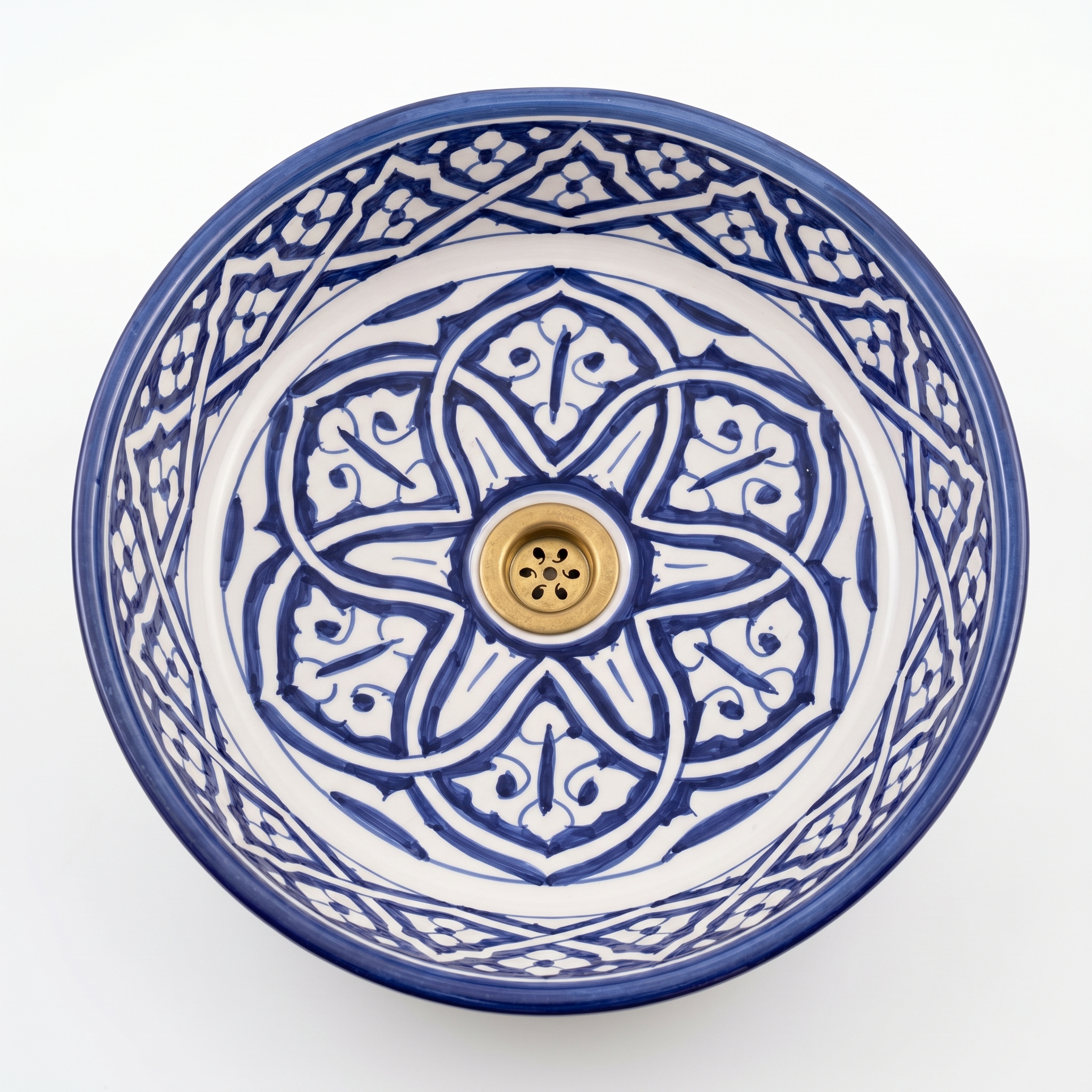 Fired Finish on Cylindrical Profile - Chefchaouen