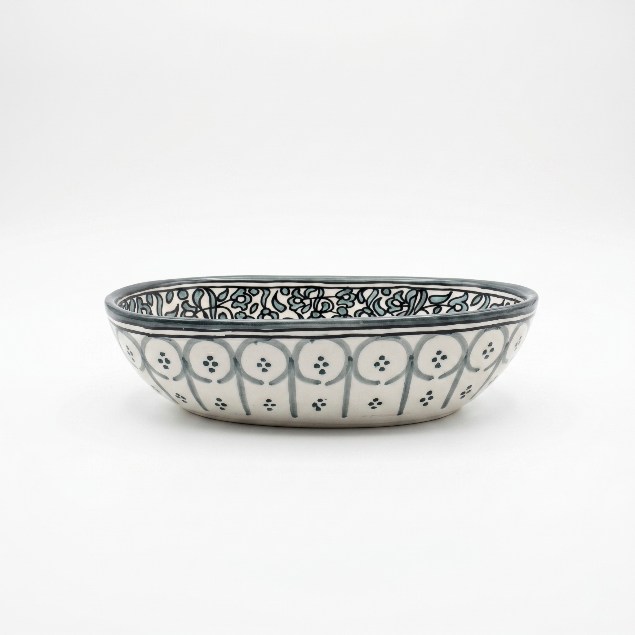 Fired Finish on Oval Profile - Rabat