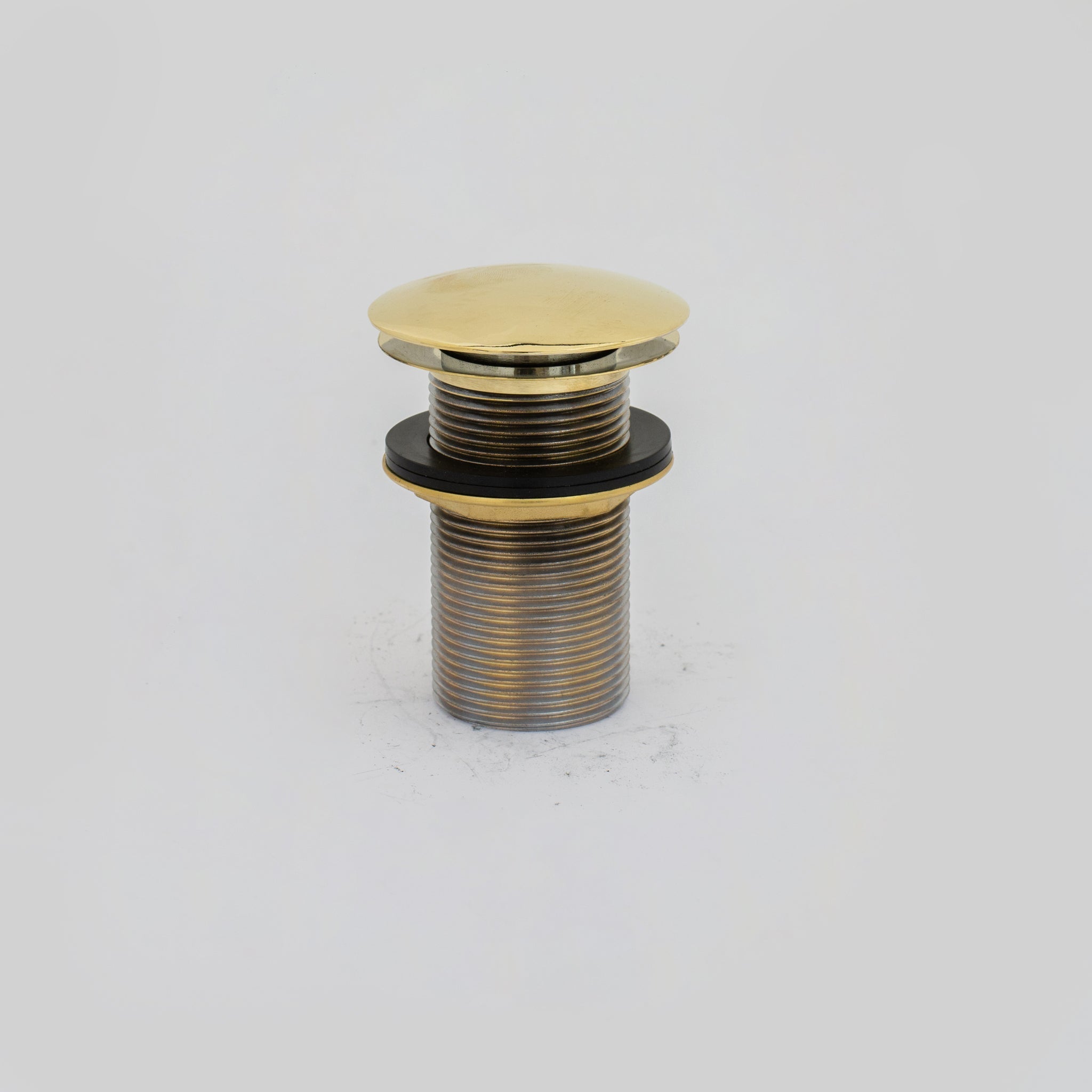 Solid brass push-up drain product detail