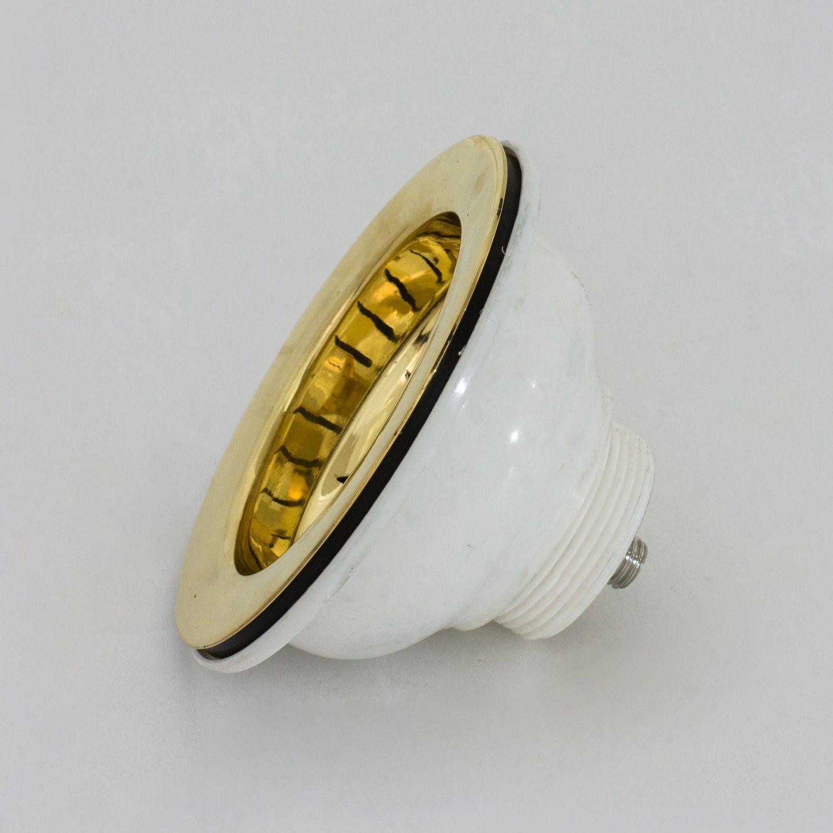 Unlacquered brass kitchen strainer product detail