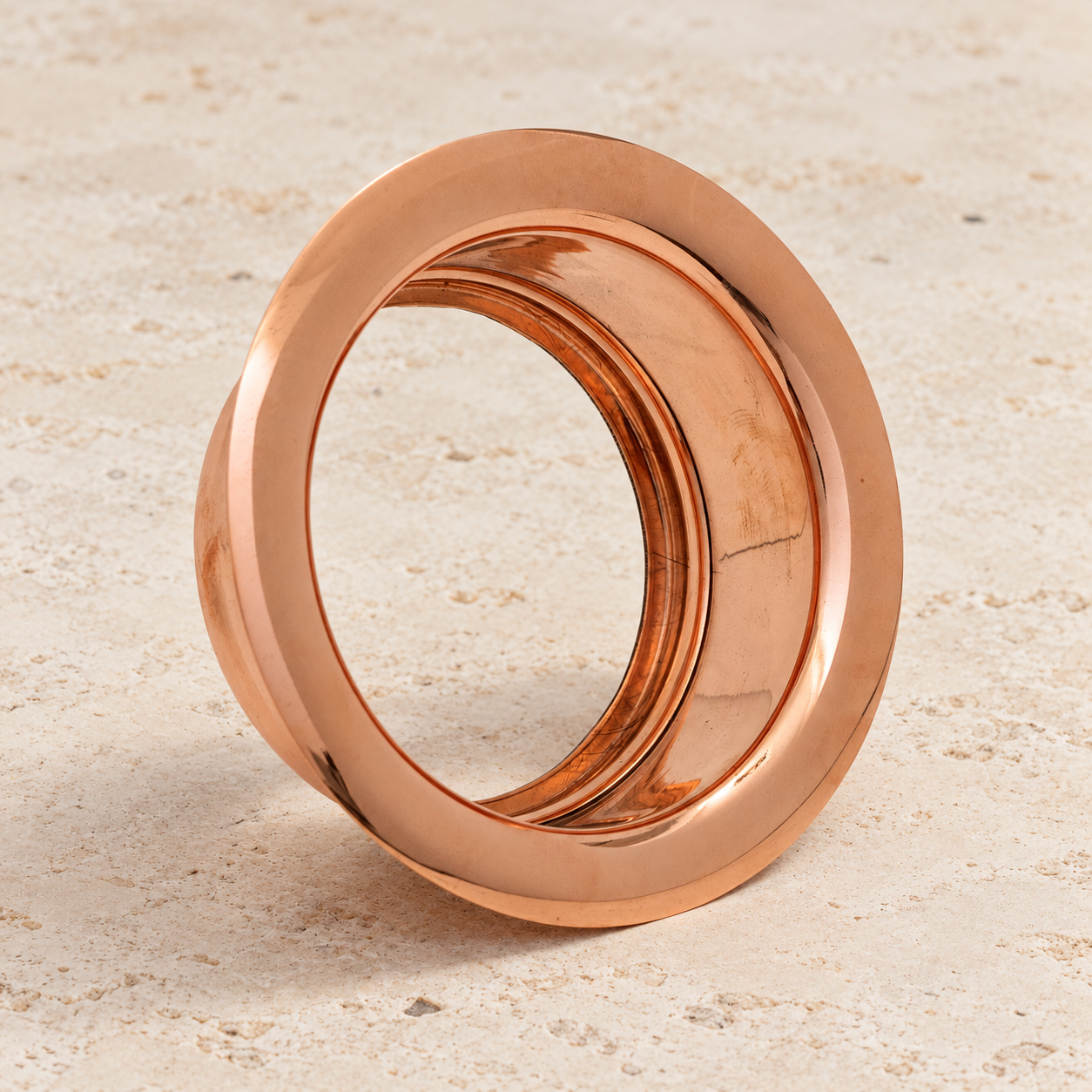 Copper disposal flange