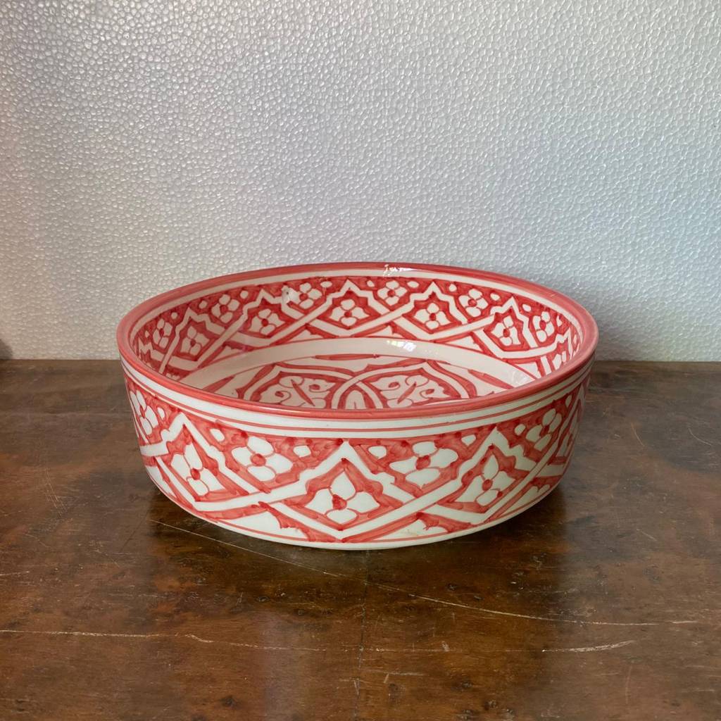 Crimson Arabesque Sink